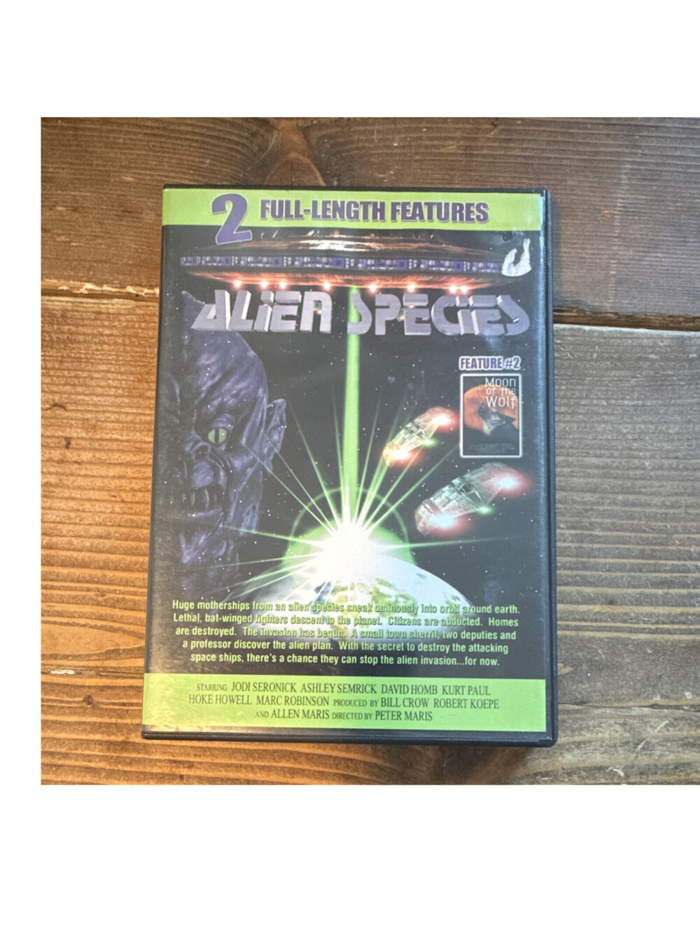 Brentwood Alien Species/Moon of the Wolf Double Feature DVD Horror Janssen